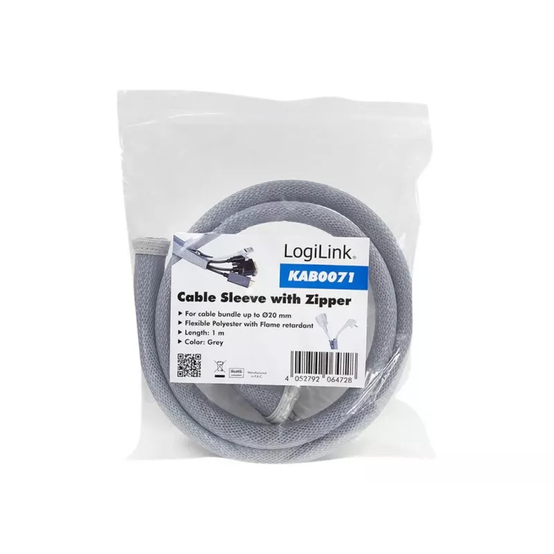 Cable Sleeve LogiLink KAB0071 Grey
