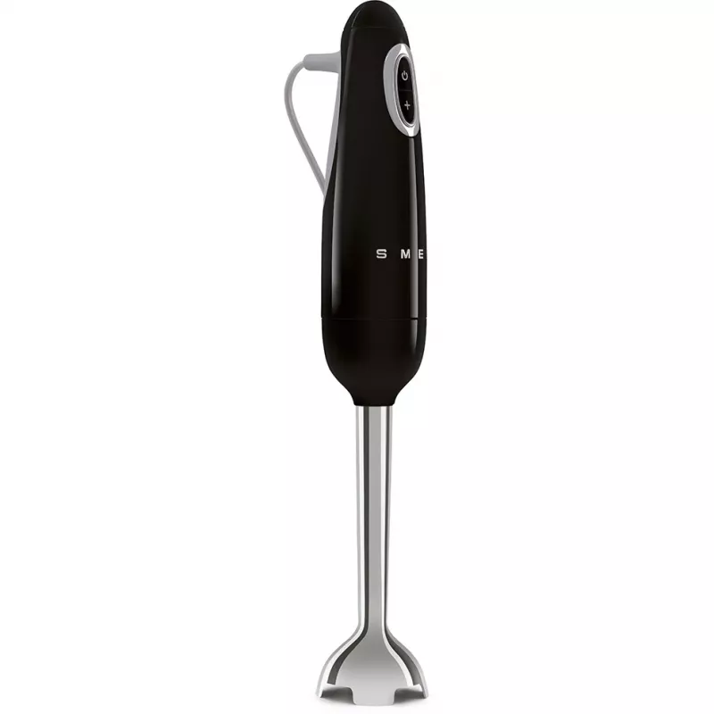 Immersion blender Smeg HBF03BLEU — 700 W hand blender, 1.4 L beaker, stainless steel blade, black