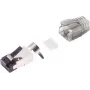 Modular RJ45 Connector ShiverPeaks SHVP BS08-02050 Interlock — Ethernet plug, shielded modular connector