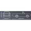 Cobi construction toy Opel Rekord C 1700 L Cabriolet model kit, scale model build set