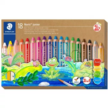 Watercolour pencil Staedtler Noris junior 140 Multicolour 18 pc(s)