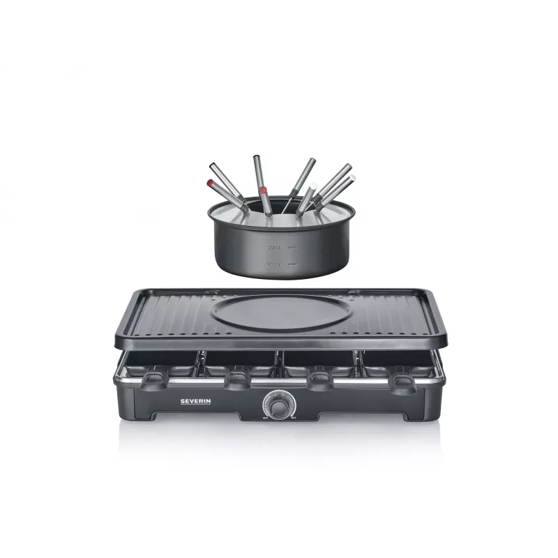 Raclette Grill Severin RG 2347 8 Persons 1400 W Black