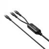 USB-C 2-in-1 Cable Unitek C14146ABK01 1.8 m, USB-C to USB-C, 100 W PD, black
