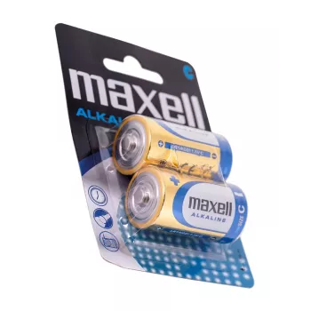 Single-use battery MAXELL LR14 (C) Alkaline 1.5 V, 2 pcs, blister