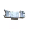 Shielded Cat.6A Slim Keystone Jack, EQUIP 767223, Toolfree, RJ-45, Flat, Silver, 8 pcs