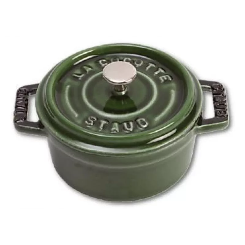 Staub 40509-804 mini cocotte 10 cm basil green cast iron