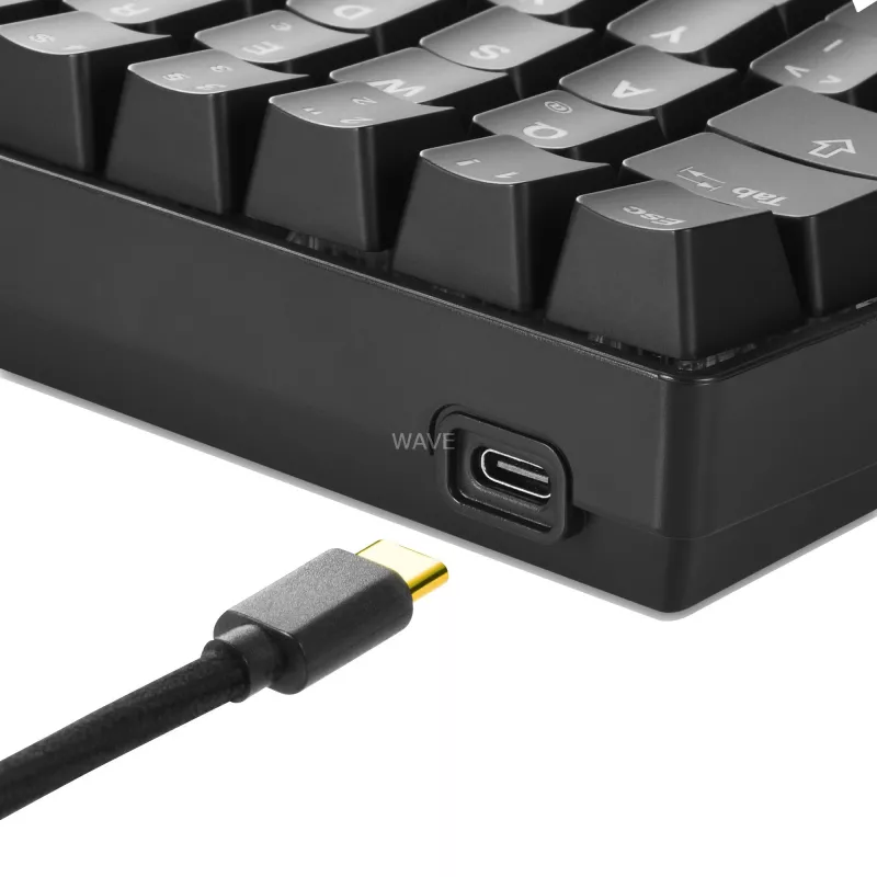 SKILLER SGK50 S4, Gaming Keyboard black, PT-Layout, Kailh Red