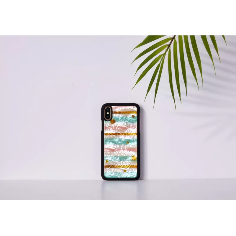 Smartphone case iKins for iPhone XS / iPhone XS Max — pop mint black