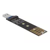 DeLOCK Combo Converter for M.2 NVMe PCIe or SATA SSD USB 3.2 Gen 2 Black