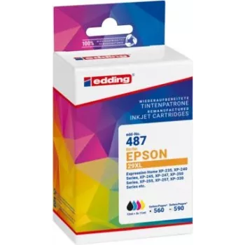EDDING Druckerpatrone ersetzt Epson T29XL Multipack 4 Kompatibel Schwarz Cyan Magenta (18-487-01)