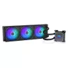 All-in-one liquid cooler ENDORFY Navis F360 ARGB Black — 360mm radiator, 3x 120×25 mm fans, 250–1800 RPM, pump 1600–2600 RPM, LGA 1700/AM5/AM4 support