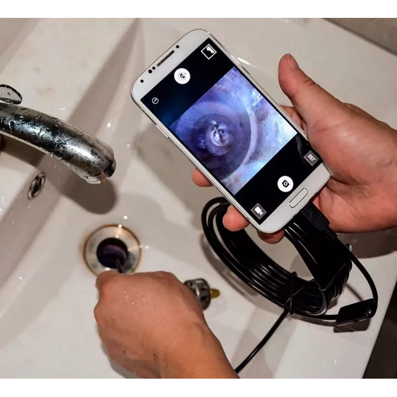 USB endoscope MEDIA-TECH ENDOSCOPE 66° CMOS, 640x480 30fps, IP67, 6 LEDs, magnet & hook
