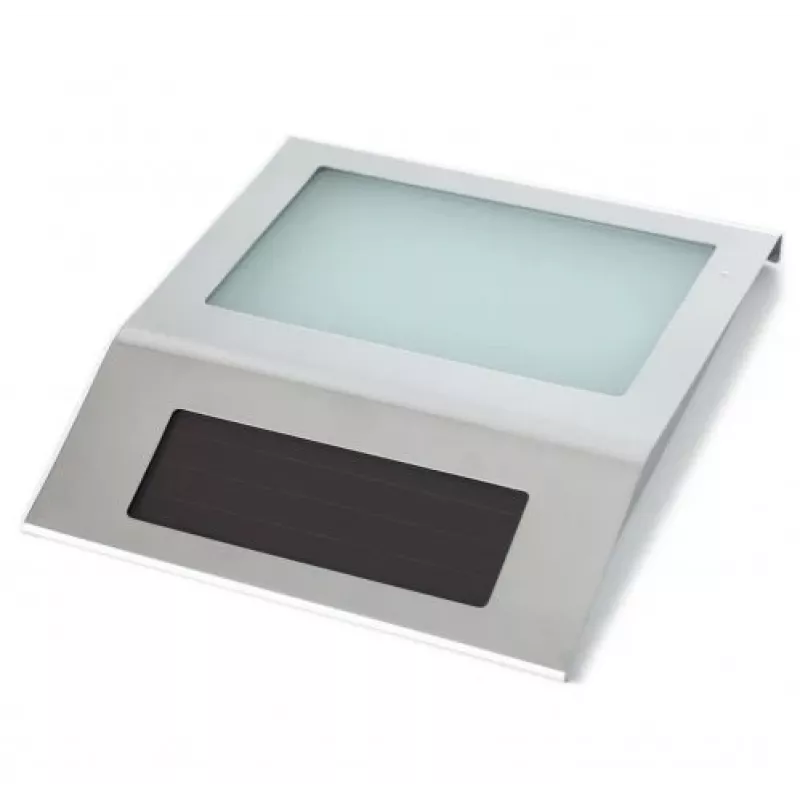 Exterior LED house number lamp MACLEAN MCE172 – solar-powered night illumination for address visibility