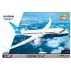 Building set Cobi Boeing 737-8 — 340 pieces, recommended age 7+, blue and white
