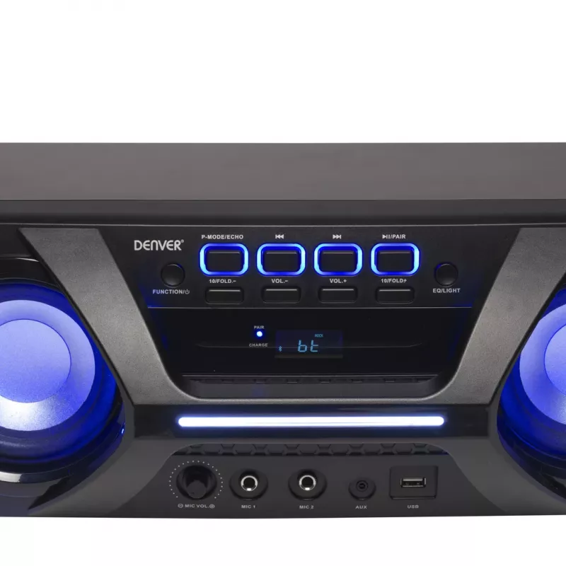 Denver BTB-410NR Stereo Portable Speaker Black