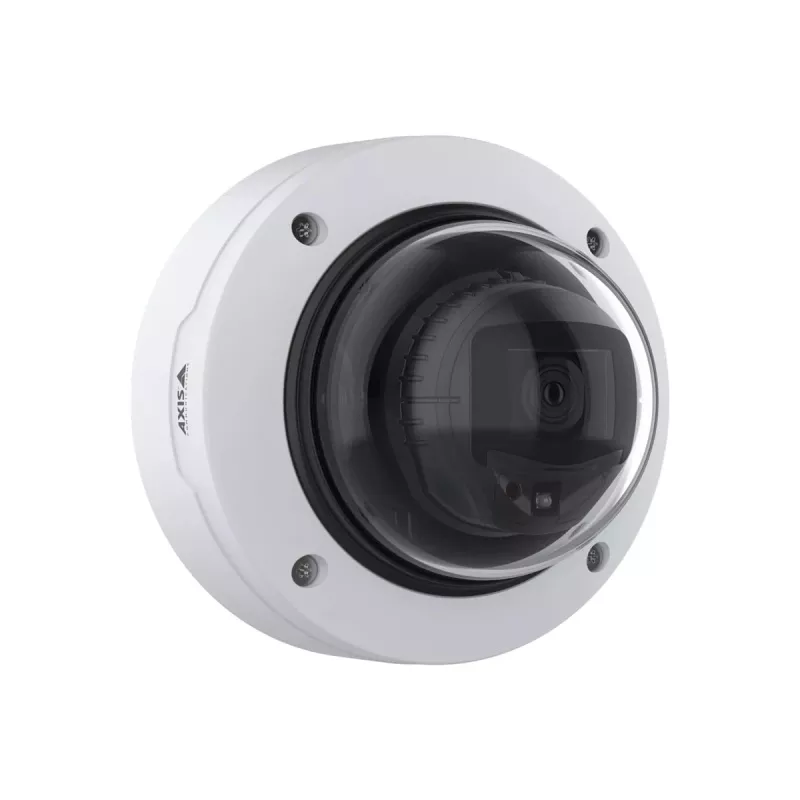 IP dome security camera AXIS P3277‑LV — 2592×1944 CMOS, 104° HFOV, 30 fps, ceiling/wall mount, indoor/outdoor
