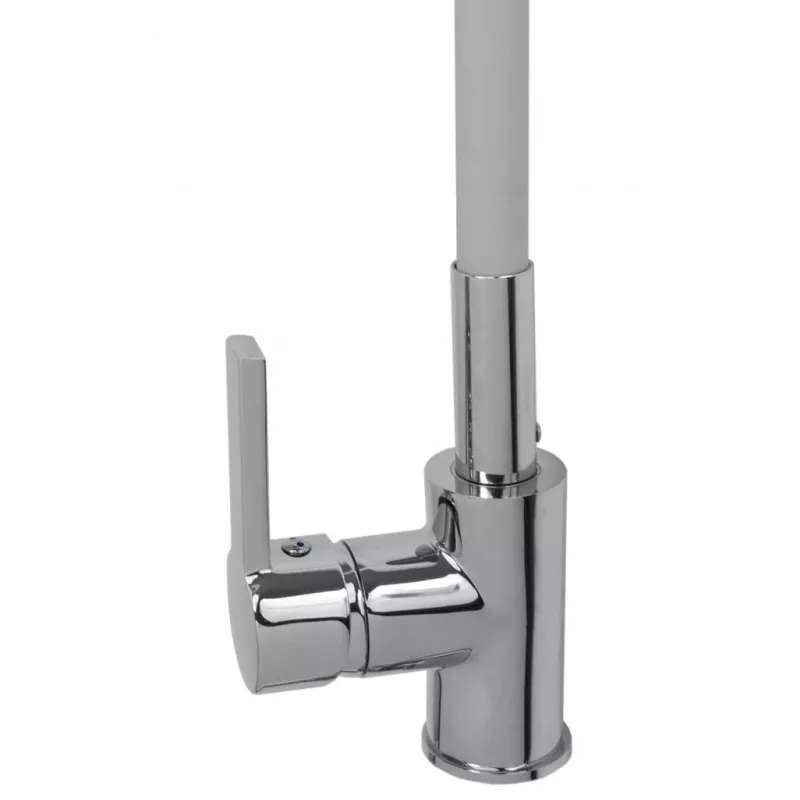 Kitchen faucet PYRAMIS Flessi grey 090938001 - swivel sink tap