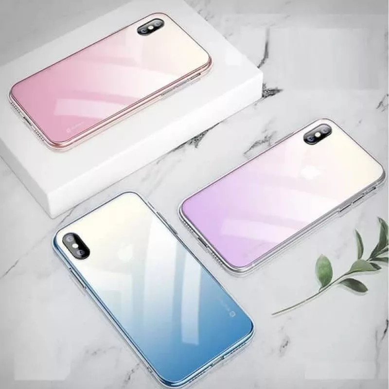 Protective phone case Evelatus for Samsung A20 — Gradient Glass 3, Under Water design