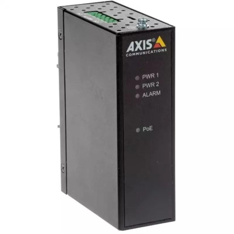 AXIS T8144 Industrial Midspan - Power Injector - DC 20 60 Watt - Black (01154-001)