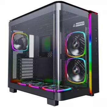 Montech KING 95 PRO Midi-Tower, Tempered Glass, ARGB - black