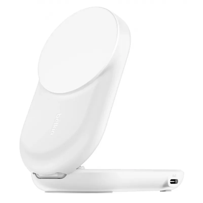 Belkin Qi2 Wireless Charger Indoor USB Fast Charging White 1.5m