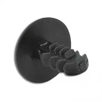 Fir tree clip DeLOCK 60188 black nylon 10 pieces