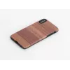 Phone case man and wood for iPhone X/XS, Strato Black, protective hard shell