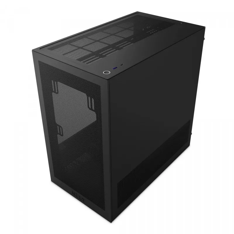 NZXT H3 Flow Micro ATX Airflow Case - Black