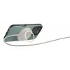 Wireless charger stand native union Snapstand Qi2 Standstone, indoor USB-powered, 1.5 m cable, light grey