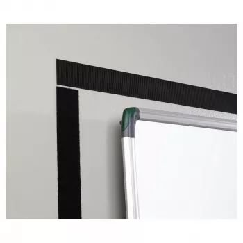 VELCRO Klettband Extra Stark Selbstklebend, Haken & Flausch 50mm x 1m Schwarz