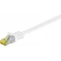 Wentronic GoobayCat.7 Raw Cable Patch Cable, S/FTP (PiMF), White, 25 m - LSZH Halogen-Free, Copper, RJ45 Plug (91100)