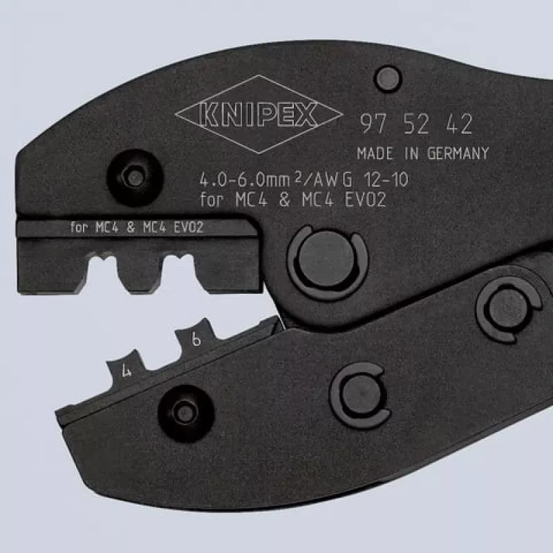 Crimping pliers Knipex PreciForce 97 52 42 — for MC4 EVO2 solar connectors