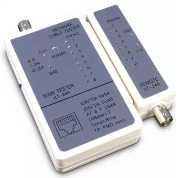 Network Cable Tester Inter-Tech 88887209 Grey