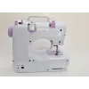 Semi-automatic sewing machine Łucznik Mini — Electric, 3 stitch patterns, 4-step buttonhole, free arm