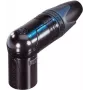 NEUTRIK XLR-Connector Plug, angled Number of Poles: 4 Black NC4MRX-B 1 pc(s) (NC4MRX-B)