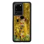 Protective phone case iKins for Samsung Galaxy S20 Ultra — Black Kiss design