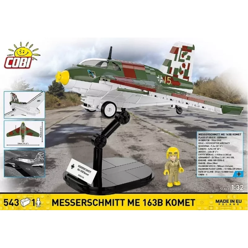 Blocks Messerschmitt Me 163B Comet 543 blocks