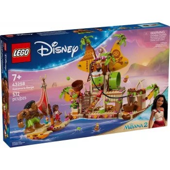 LEGO Disney Kakamora Barge playset 43258 — 572 pieces, 2 minifigures, for ages 7+