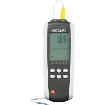 VOLTCRAFT PL-125-T2 temperature measuring instrument -200 to +1372 °C Probe Type K, J (PL-125-T2)