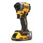 18v impact driver 3 gears; 208nm; trunk; 2x2ah
