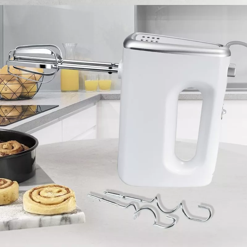 Hand mixer Maestro MR-503, white, handheld electric mixer