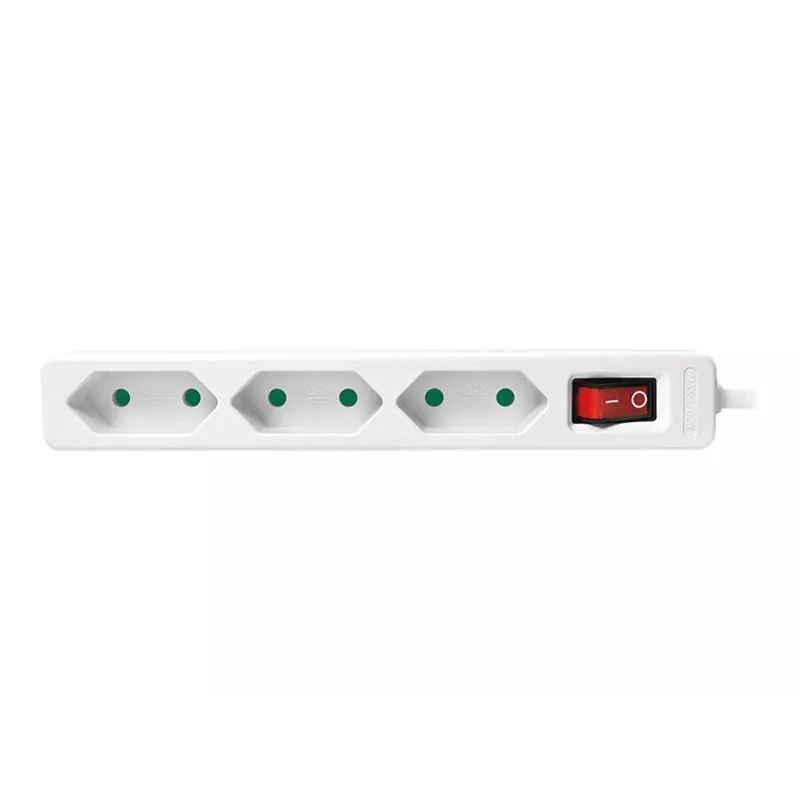 Power Extension LogiLink LPS230 1.5m 3 AC Outlets Indoor White