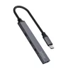 USB 3.0 4-port interface hub SAVIO AK-71 with USB-C host, 5000 Mbit/s, 2-year warranty