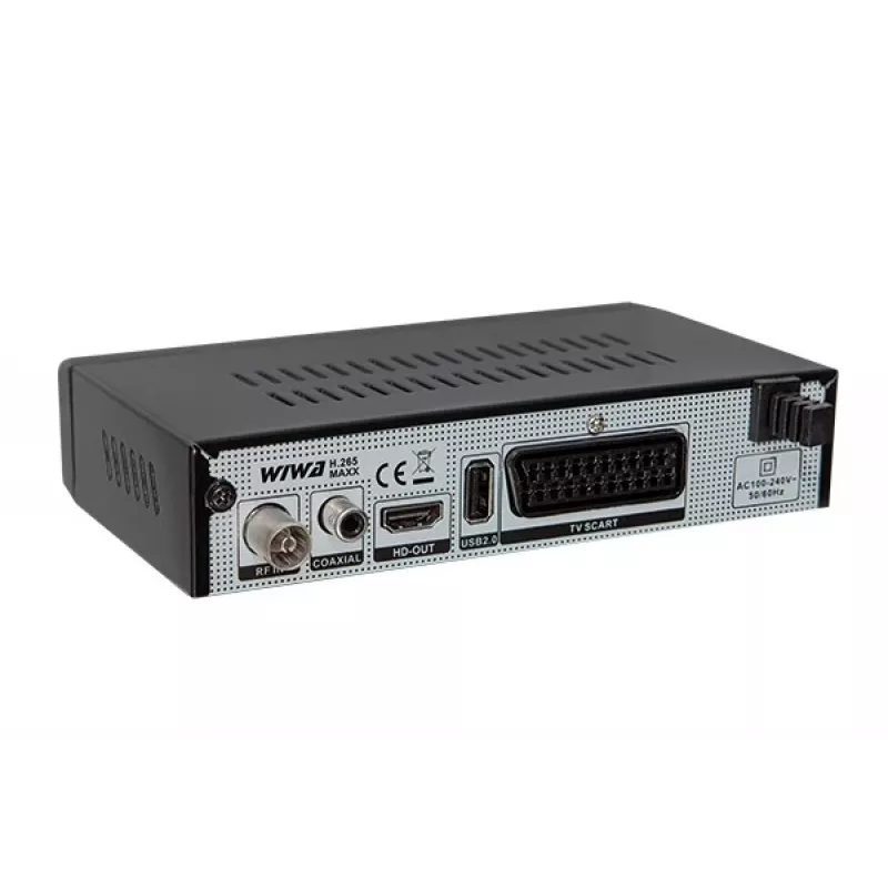 TV receiver WIWA H.265 MAXX — DVB-T / DVB-T2 digital tuner with H.265 (HEVC) support