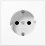 Electrical outlet (Schutzkontakt) Jung LS 990 / LS design LS plus, model LS520KIWW, alpine white