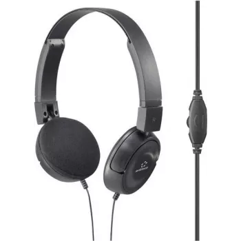 RF-HS-130 On Ear Headphones Wired Stereo Black Stirnband (RF-5152722)