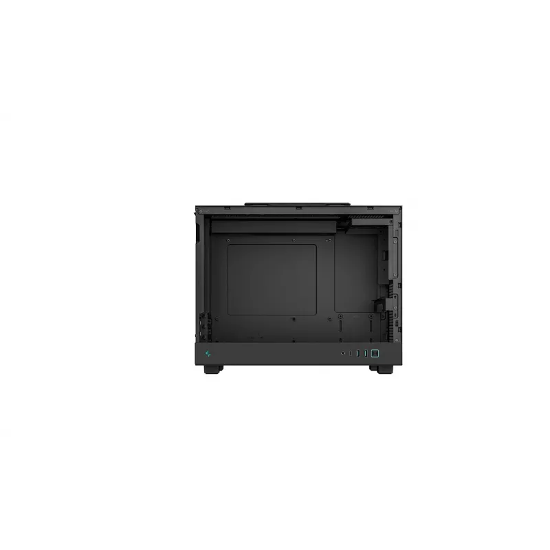 Computer case DeepCool CH160 PLUS Small Form Factor SFF ATX/mATX, tempered glass, USB-C, black