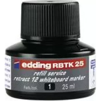 Refill for Edding RBTK 25 marker, black ink, 25 ml