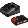 Power X-Change Battery-joint cleaner GC-CC 18Li Kit, 18Volt (Red/black, Lithium-Ion-Battery 2,0Ah)