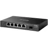 Network switch TP‑LINK SG2206MP L2 Gigabit Ethernet PoE 5‑port (5x Gigabit, 1x SFP, PoE+ 4 ports, 63W budget)